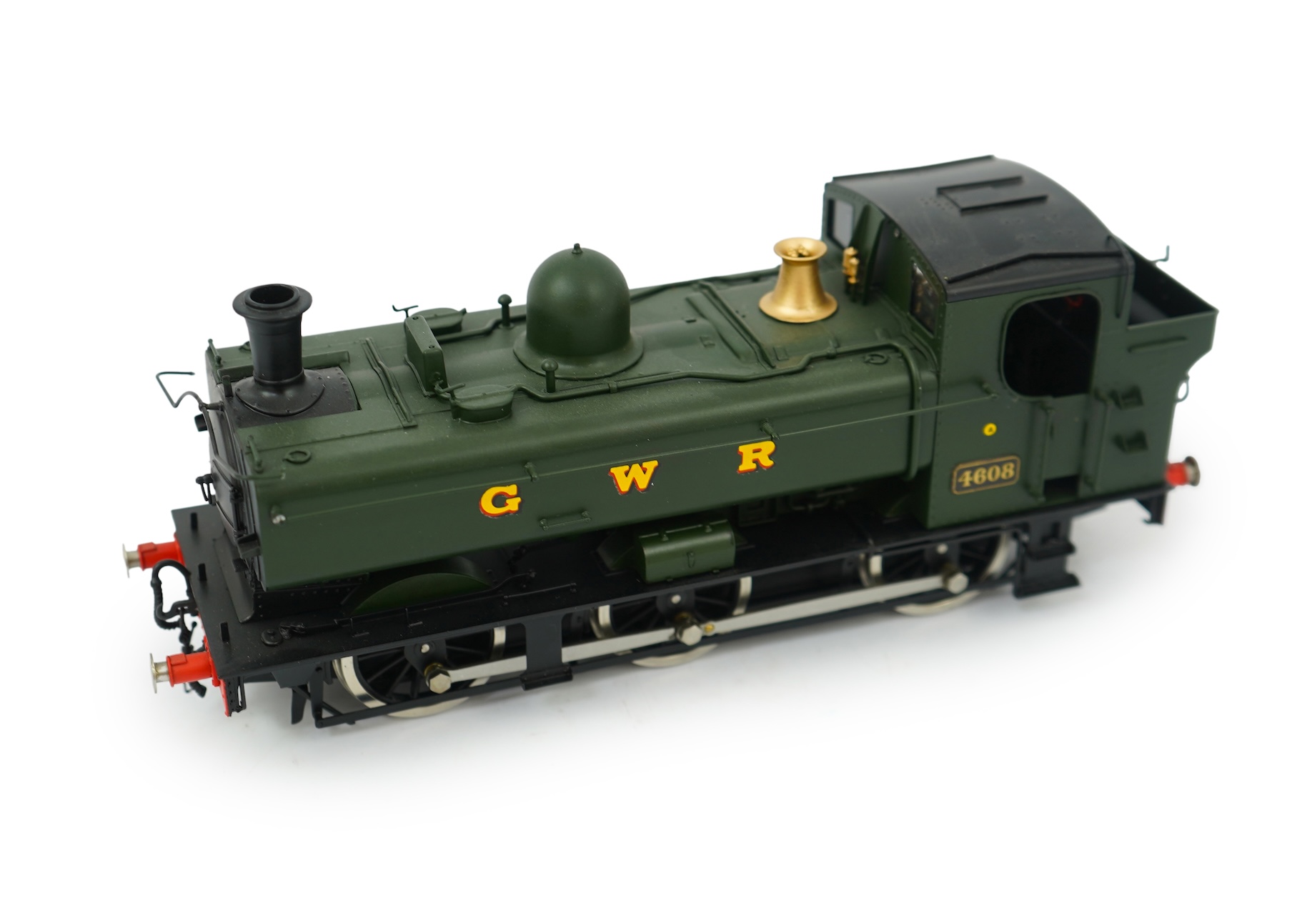 An 0 Gauge Tower Models, Blackpool, made in Sancheng China, model of GWR Class 57xx, 4608, 0-6-0T locomotive, powered for two rail operation.